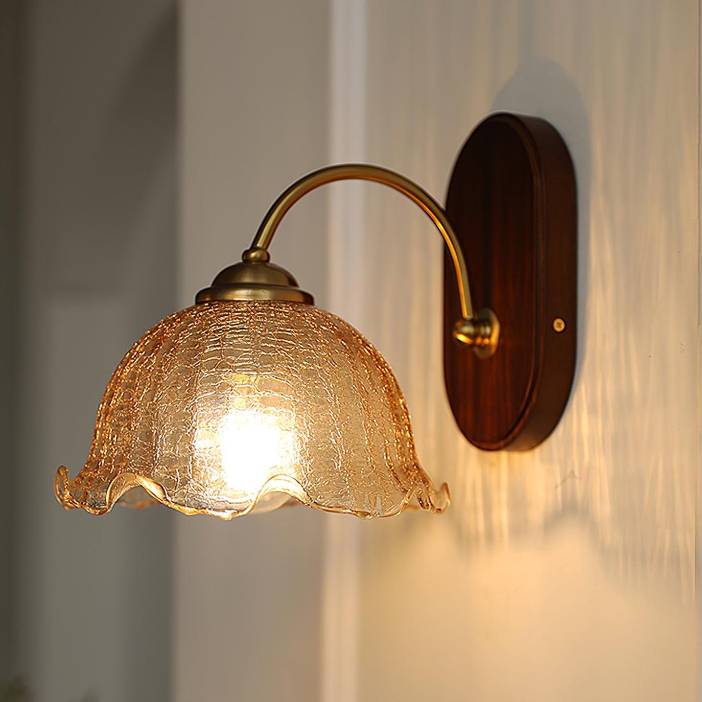 Esola White Glass Wall Lamp - Letslighting