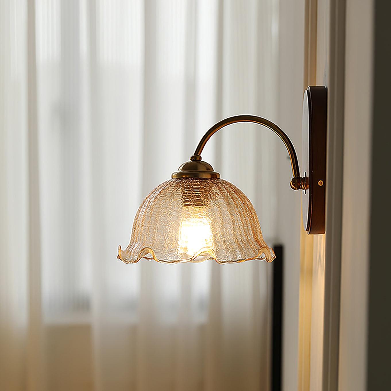 Esola White Glass Wall Lamp - Letslighting