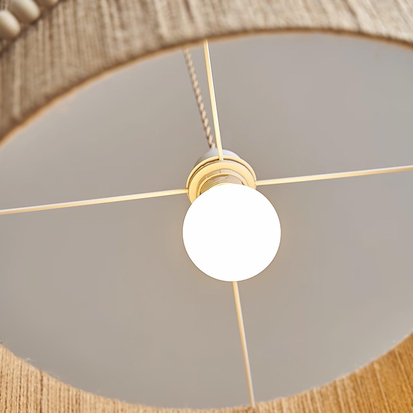 Liviza Pendant Lamp Jute Handwoven Organic Vintage - Letslighting