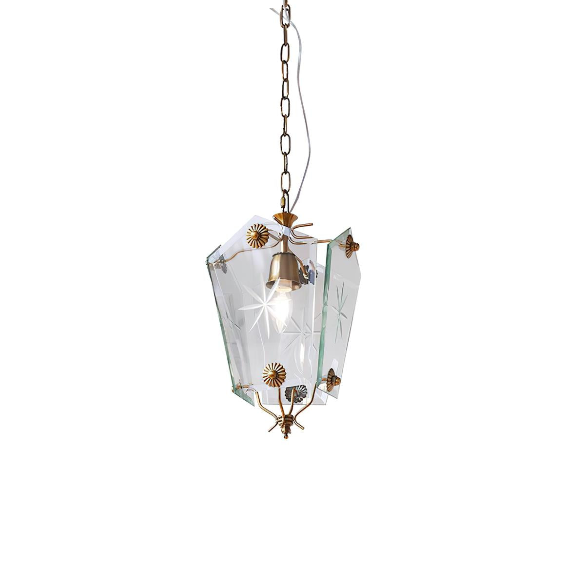 Vintage Pendant Lamp Matcha-Style Glass - Letslighting