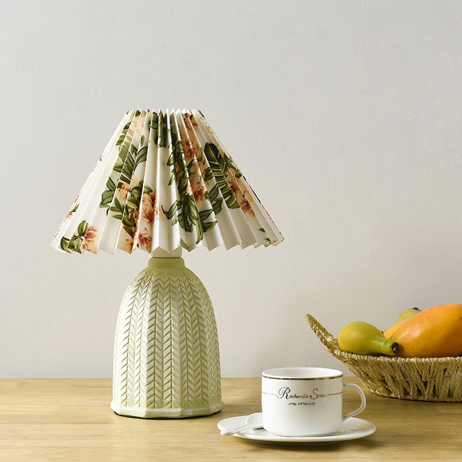 Zenove Fabric Vintage Table Lamp - Letslighting