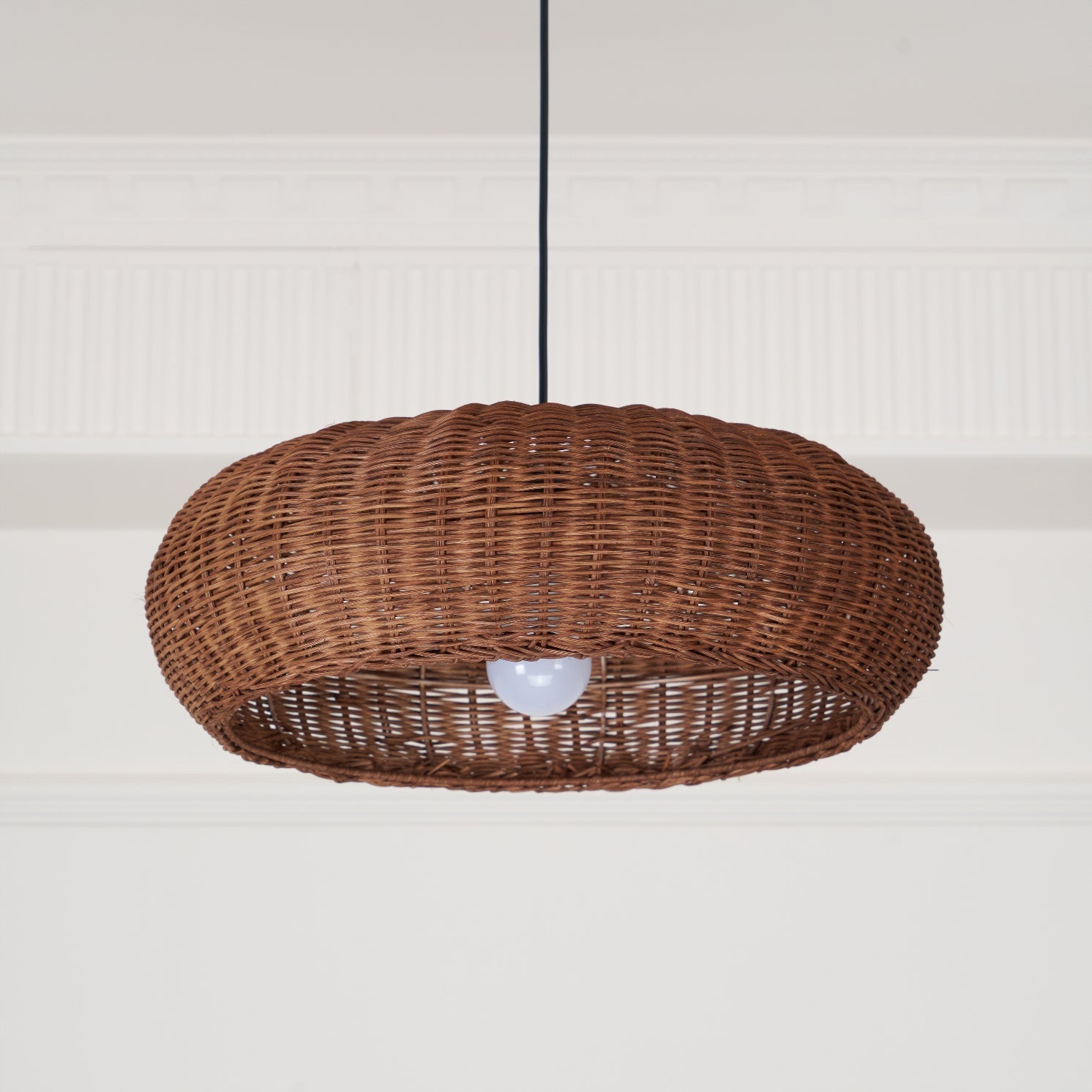 Vintage Rattan Pendant Lamp - Blowlighting