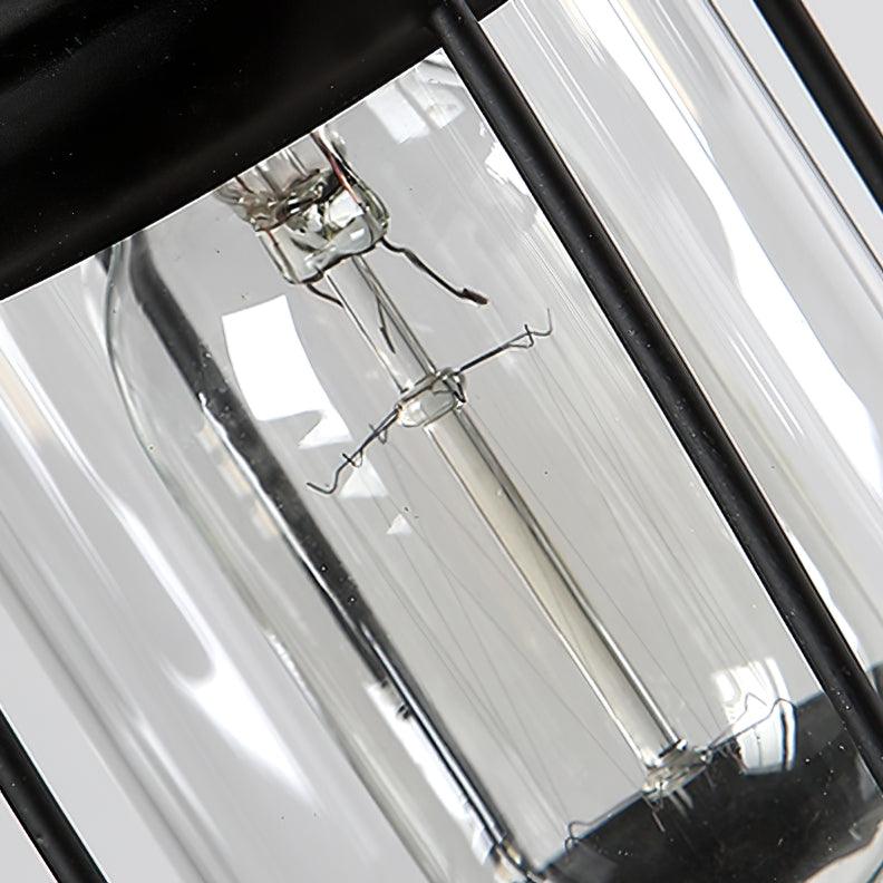 Lustra Chandelier Vintage Wood Glass Retro - Letslighting