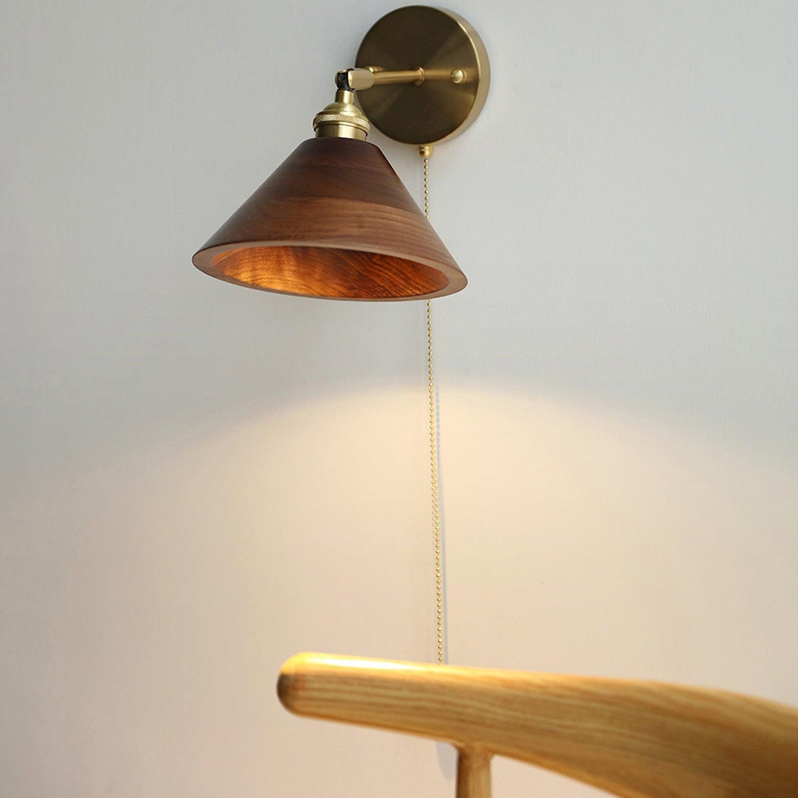 Muto Vintage Pull Chain Switch Wall Lamp Plug-IN /Hardwire - Letslighting