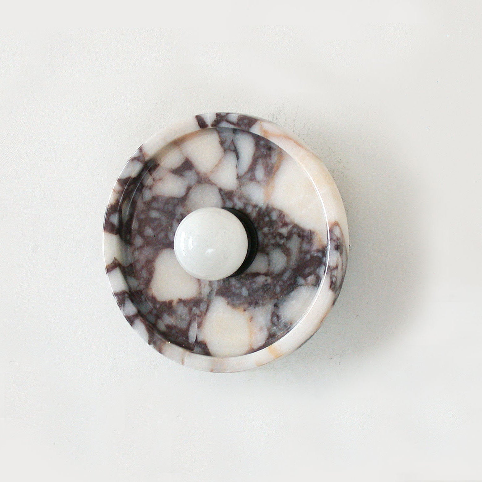 Ollaeos Modern Minimalist Disc Marble Wall Lamp - Letslighting