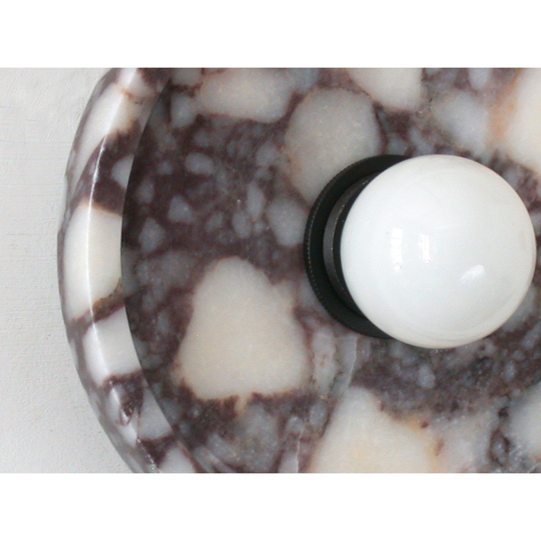 Ollaeos Modern Minimalist Disc Marble Wall Lamp - Letslighting