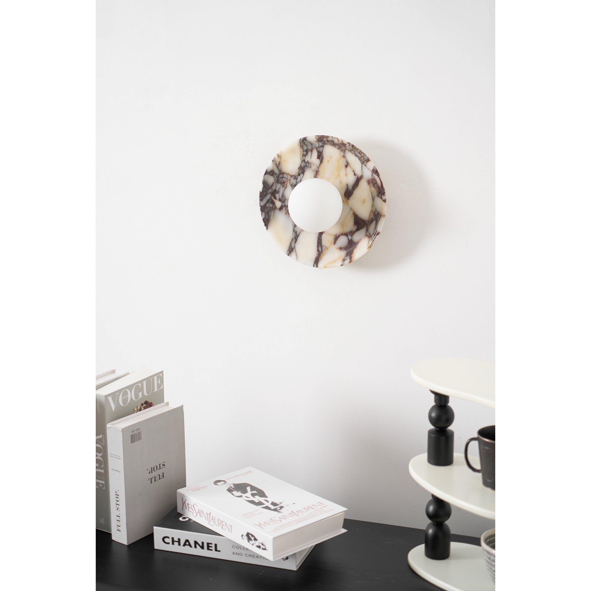 Cacariel Modern Minimalist Marble Glass Wall Lamp - Letslighting