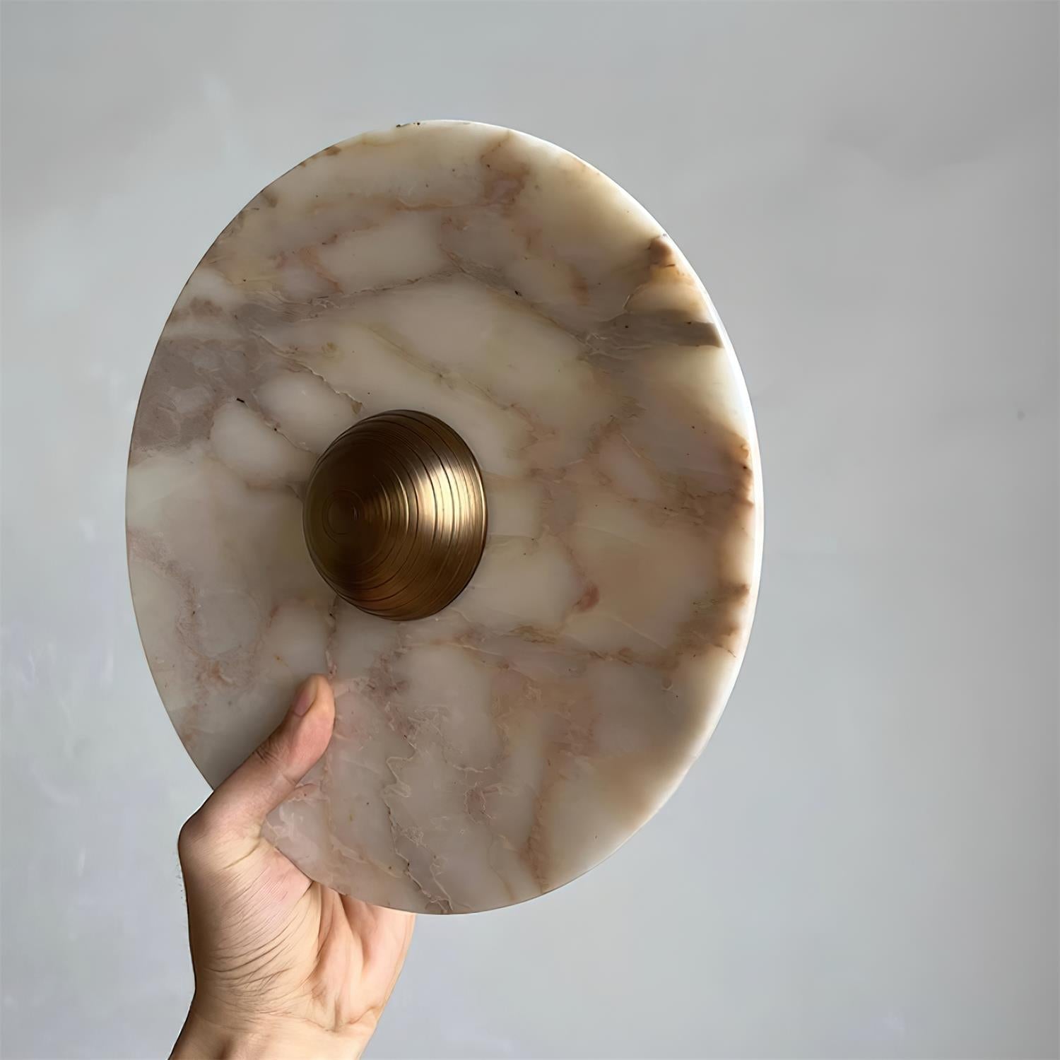 Wall Lamp Marble Disc LED Modern Light Fixture Multiple Colors - Letslighting