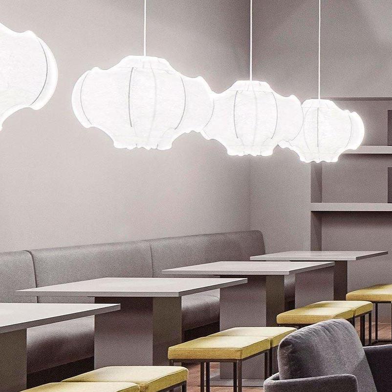 Lotus Minimalist Silk Pendant Lamp - Letslighting