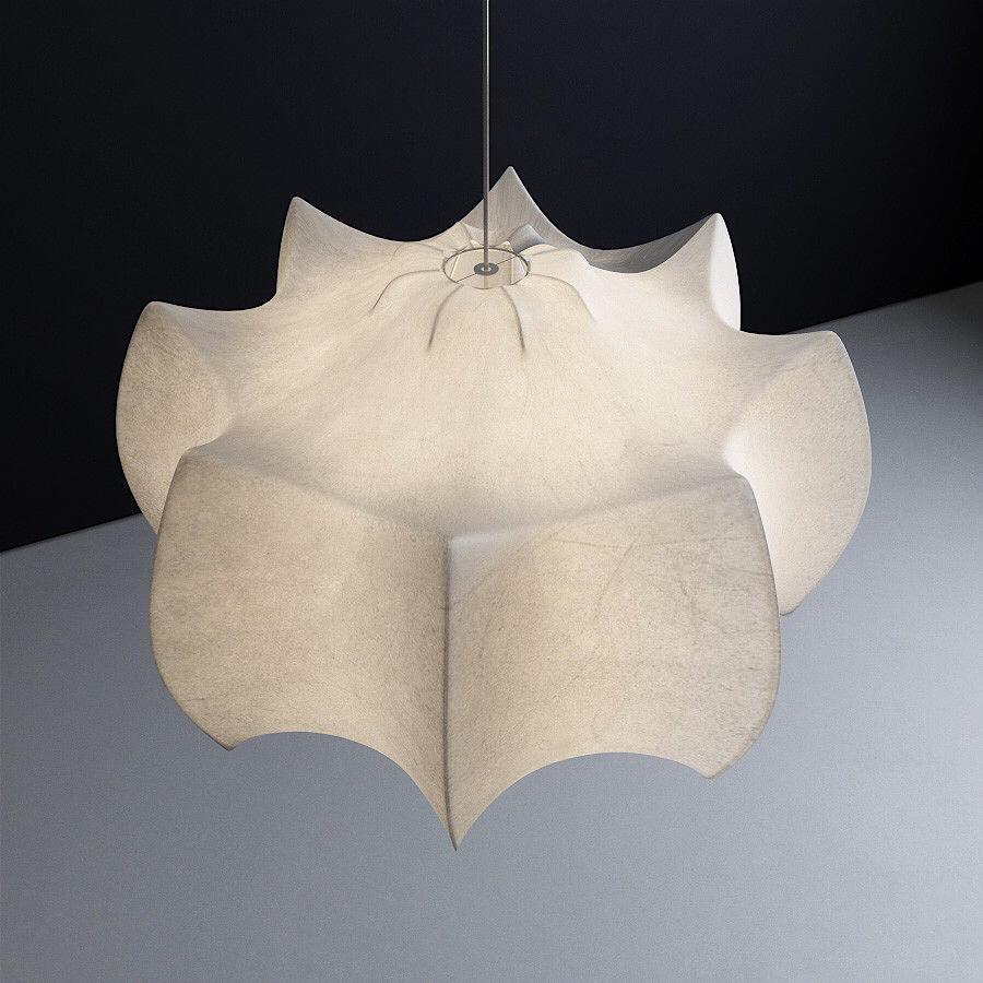 Lotus Minimalist Silk Pendant Lamp - Letslighting