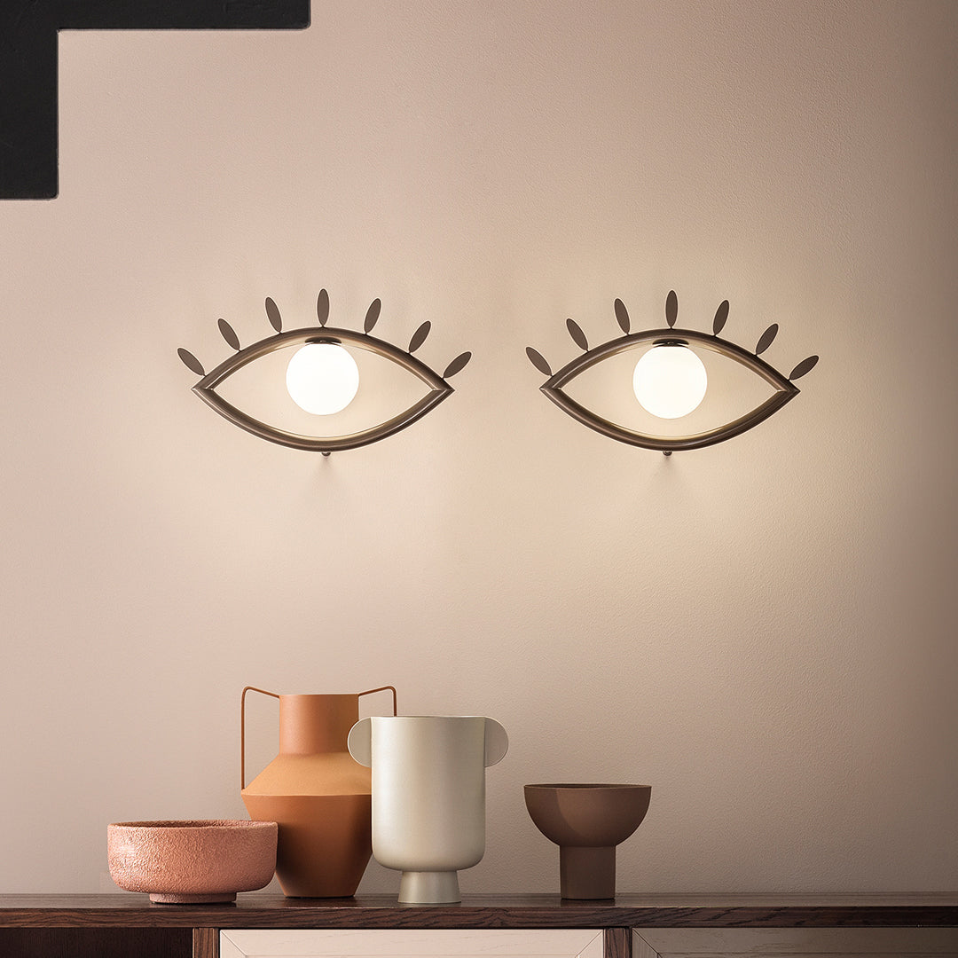 Oldore Individual Creativity Brass Glass Wall Lamp - Letslighting