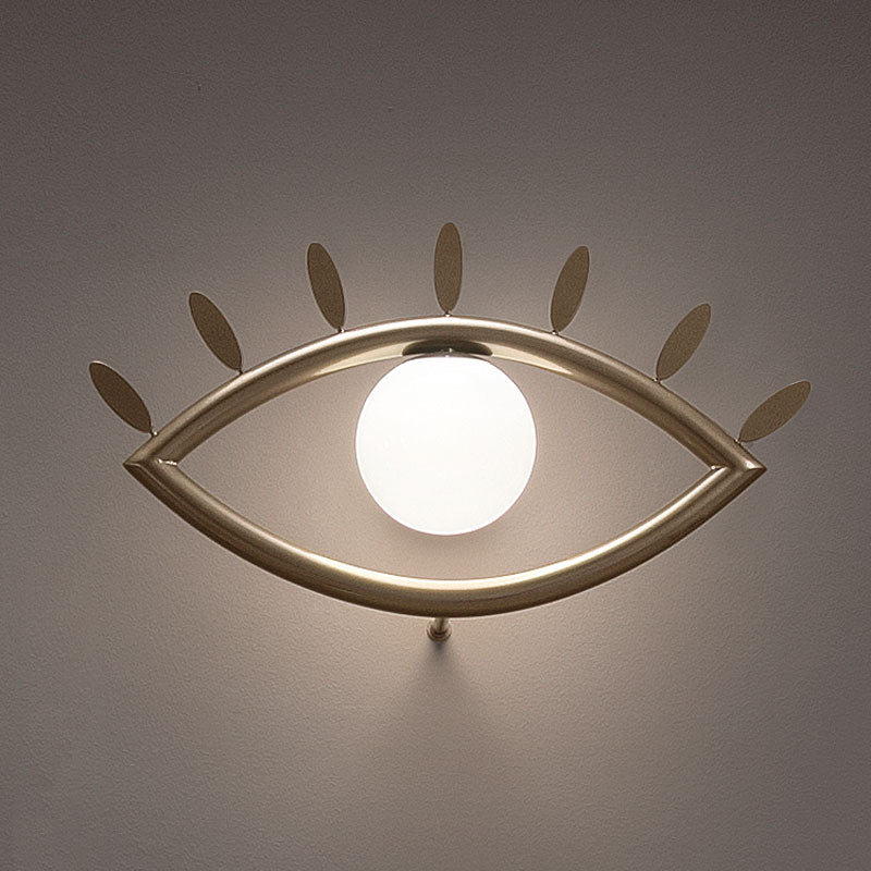 Oldore Individual Creativity Brass Glass Wall Lamp - Letslighting