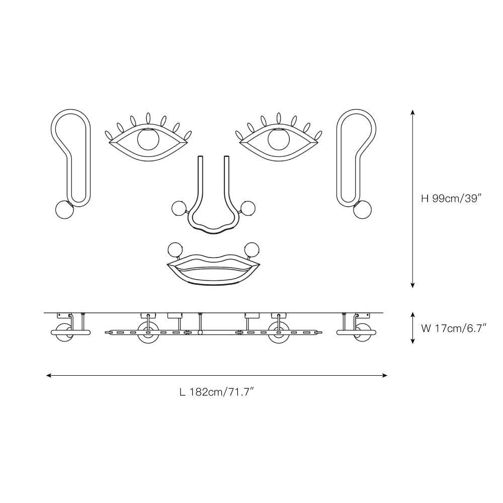 Oldore Individual Creativity Brass Glass Wall Lamp - Letslighting