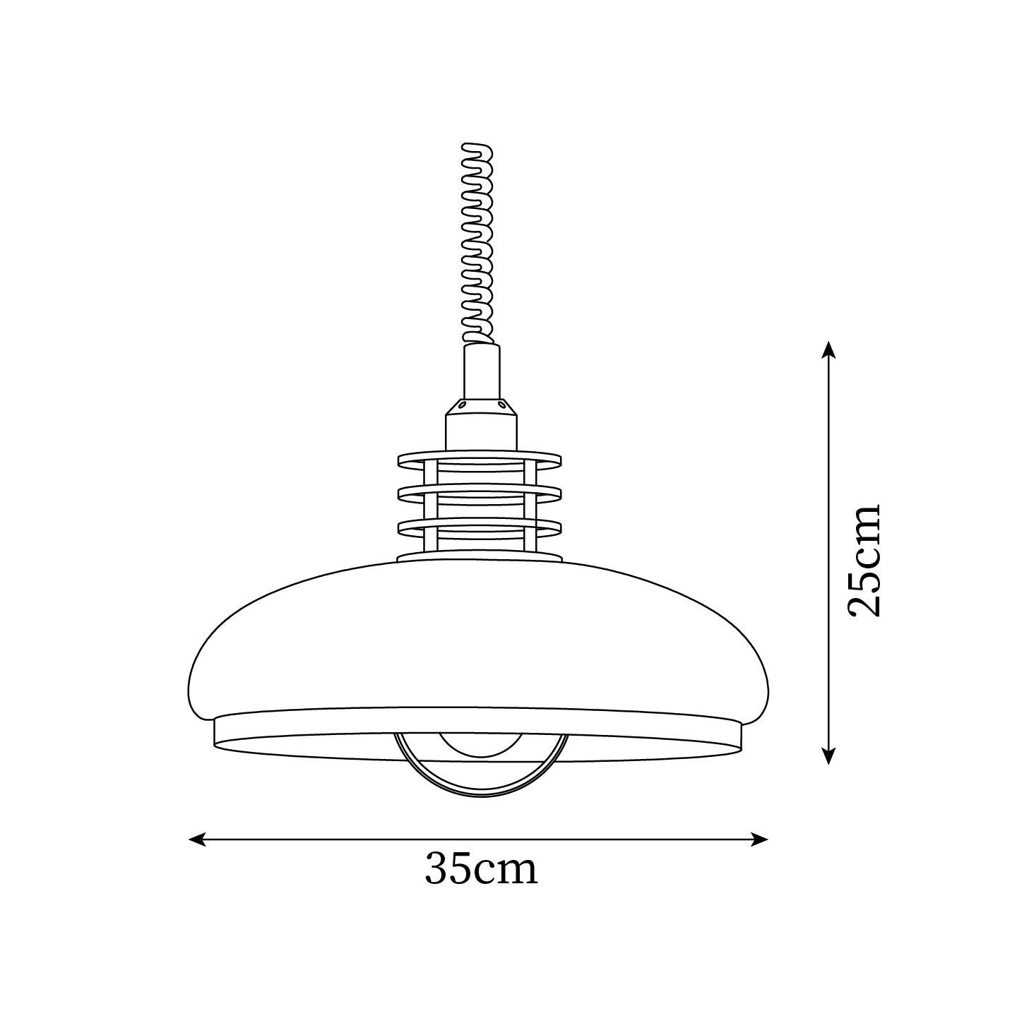 Vistosi Pendant Lamp Glass Globe Subtle - Letslighting