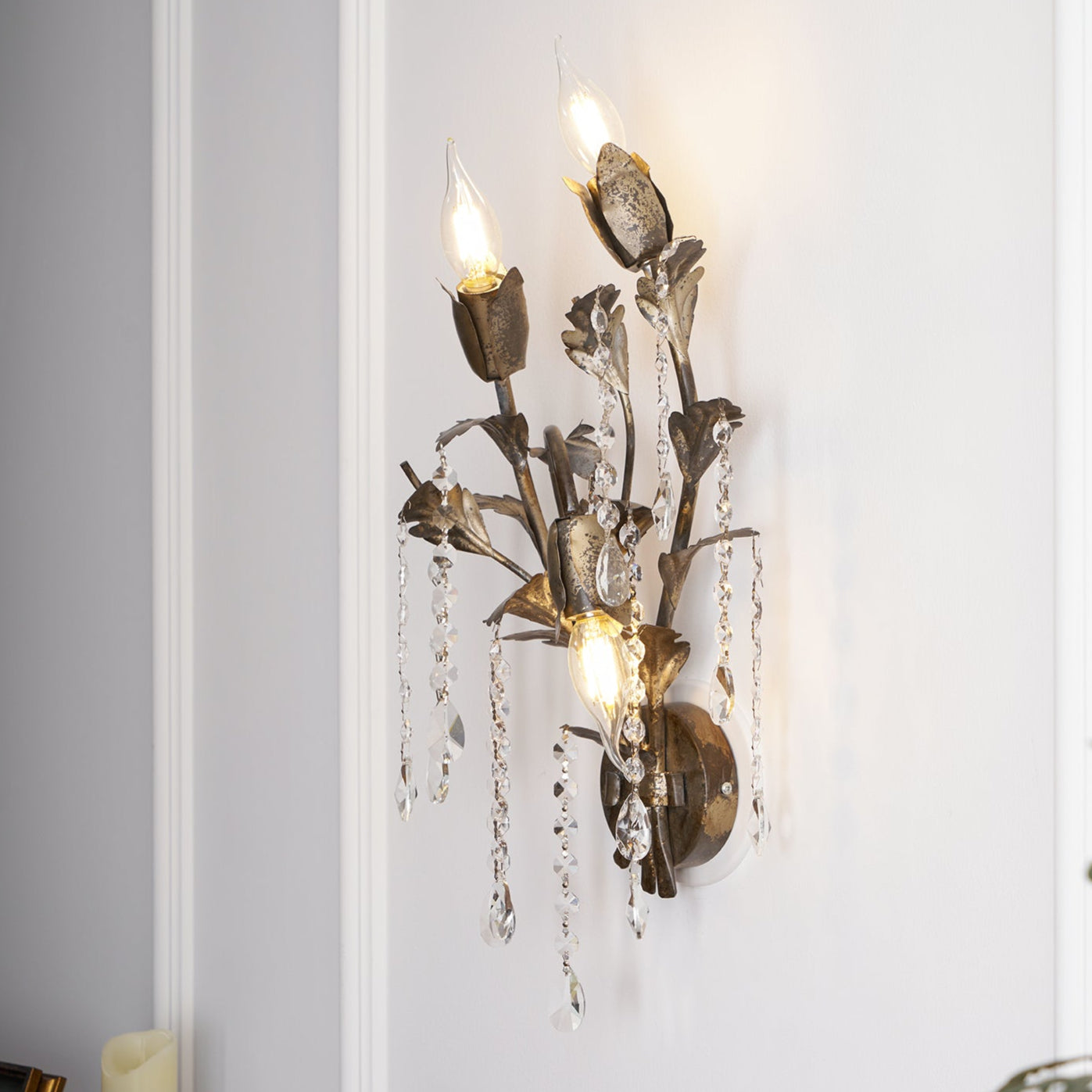 Otalara Individual Creativity Crystal Wall Lamp - Letslighting