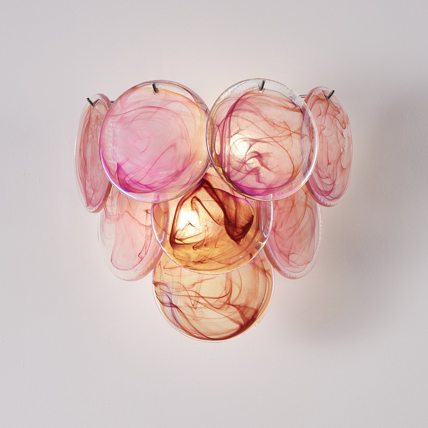 Vivelle Wall Light Ethereal Glass Petal - Letslighting