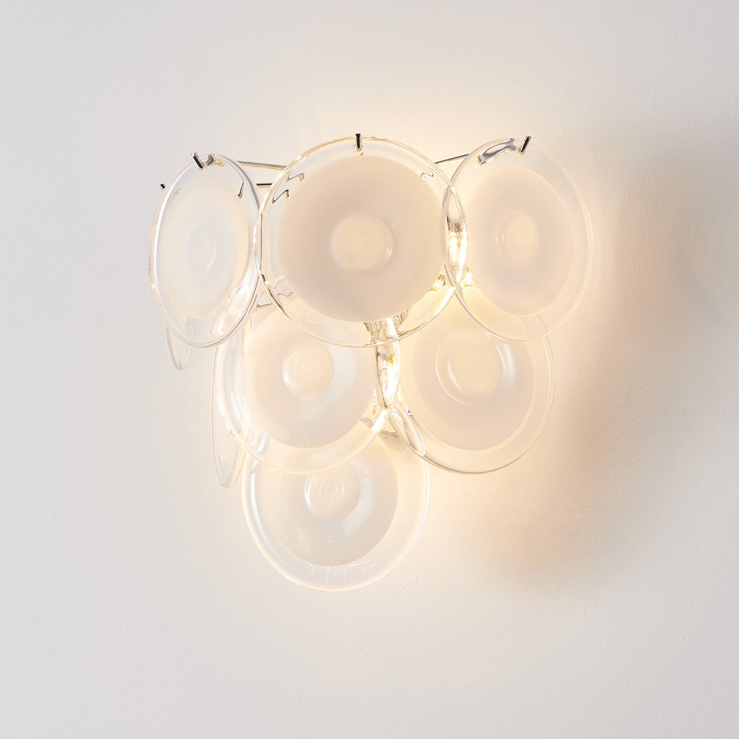 Vivelle Wall Light Ethereal Glass Petal - Letslighting