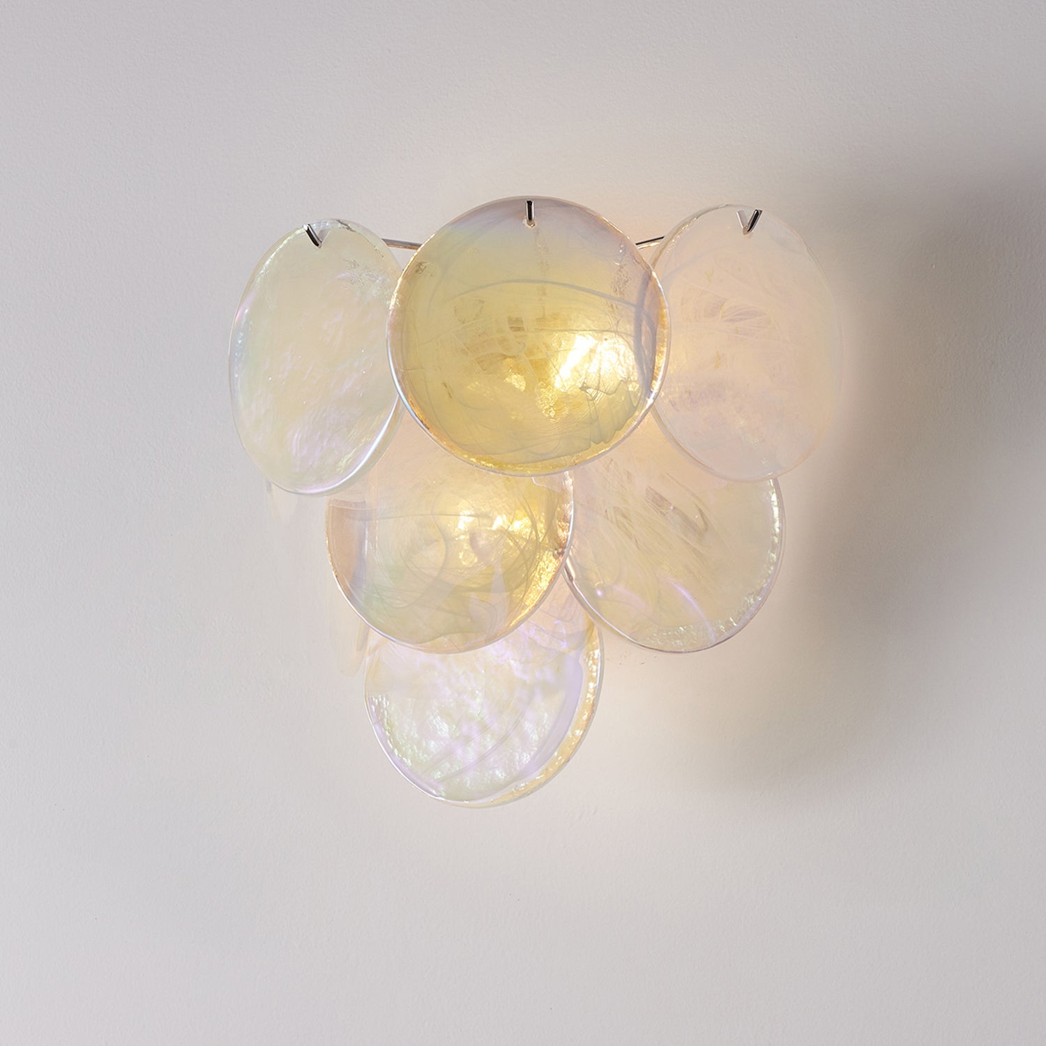 Vivelle Wall Light Ethereal Glass Petal - Letslighting