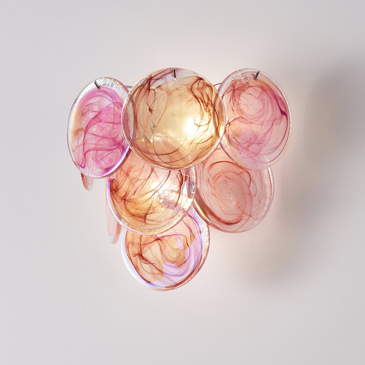 Vivelle Wall Light Ethereal Glass Petal - Letslighting