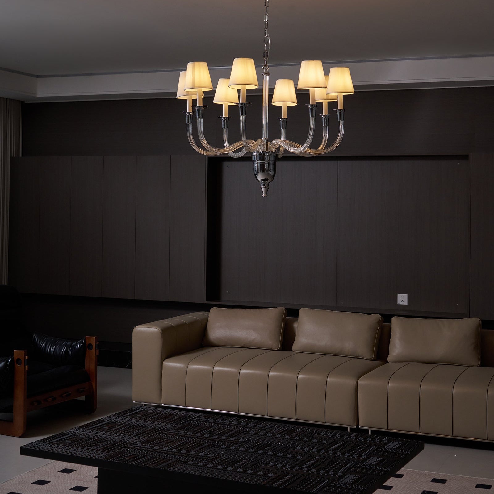 Syvinor Postmodern Luxury Crystal Fabric Chandelier - Letslighting