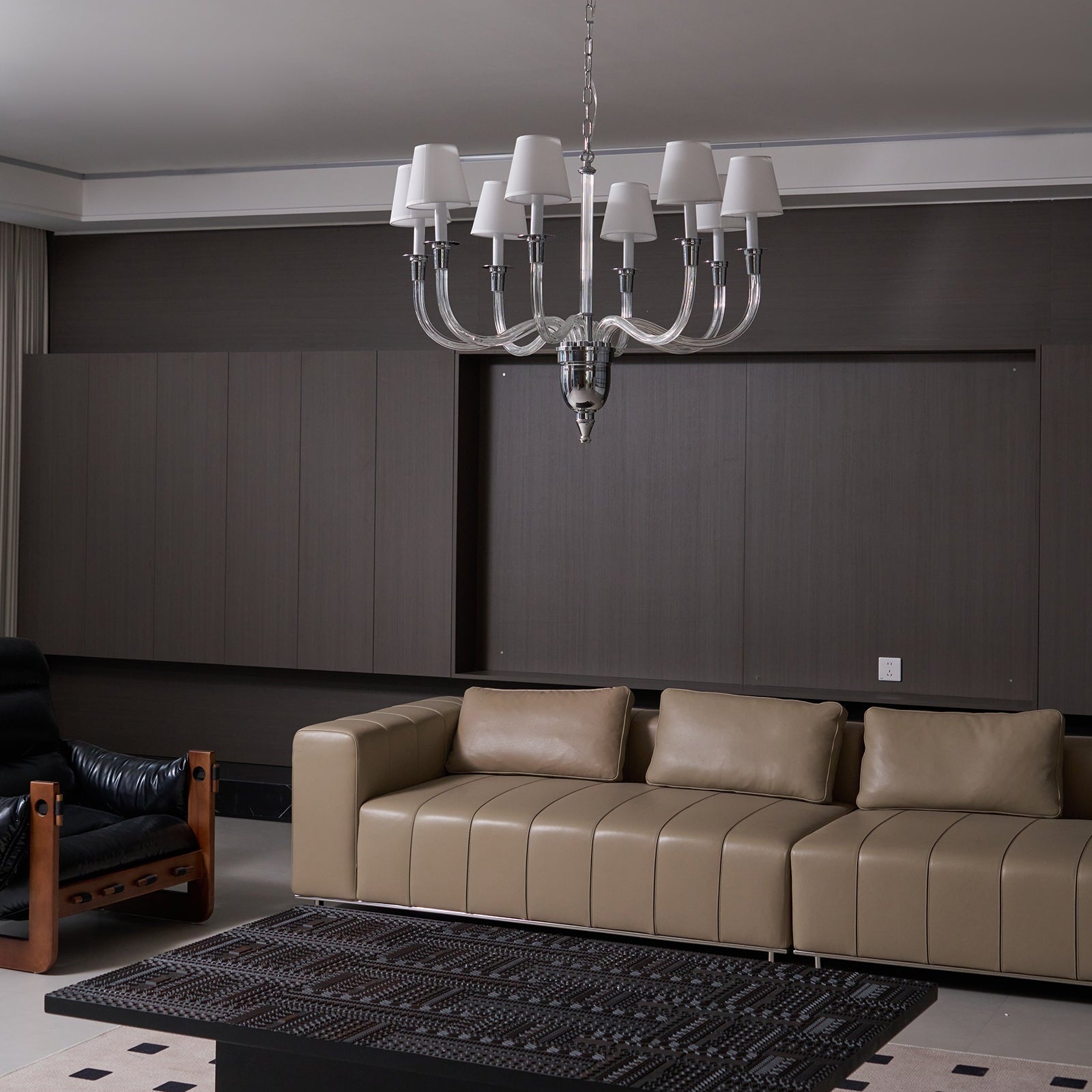 Syvinor Postmodern Luxury Crystal Fabric Chandelier - Letslighting