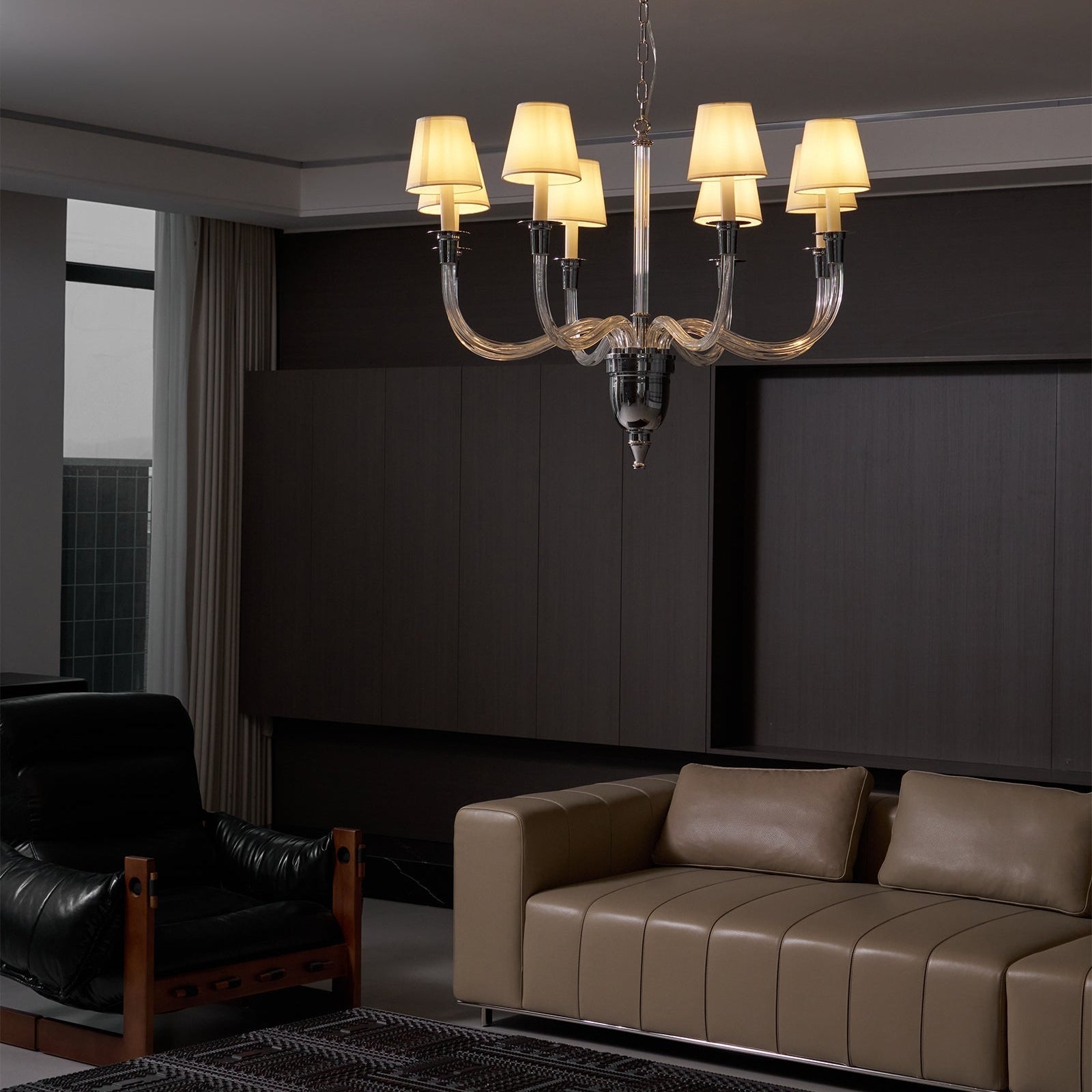 Syvinor Postmodern Luxury Crystal Fabric Chandelier - Letslighting