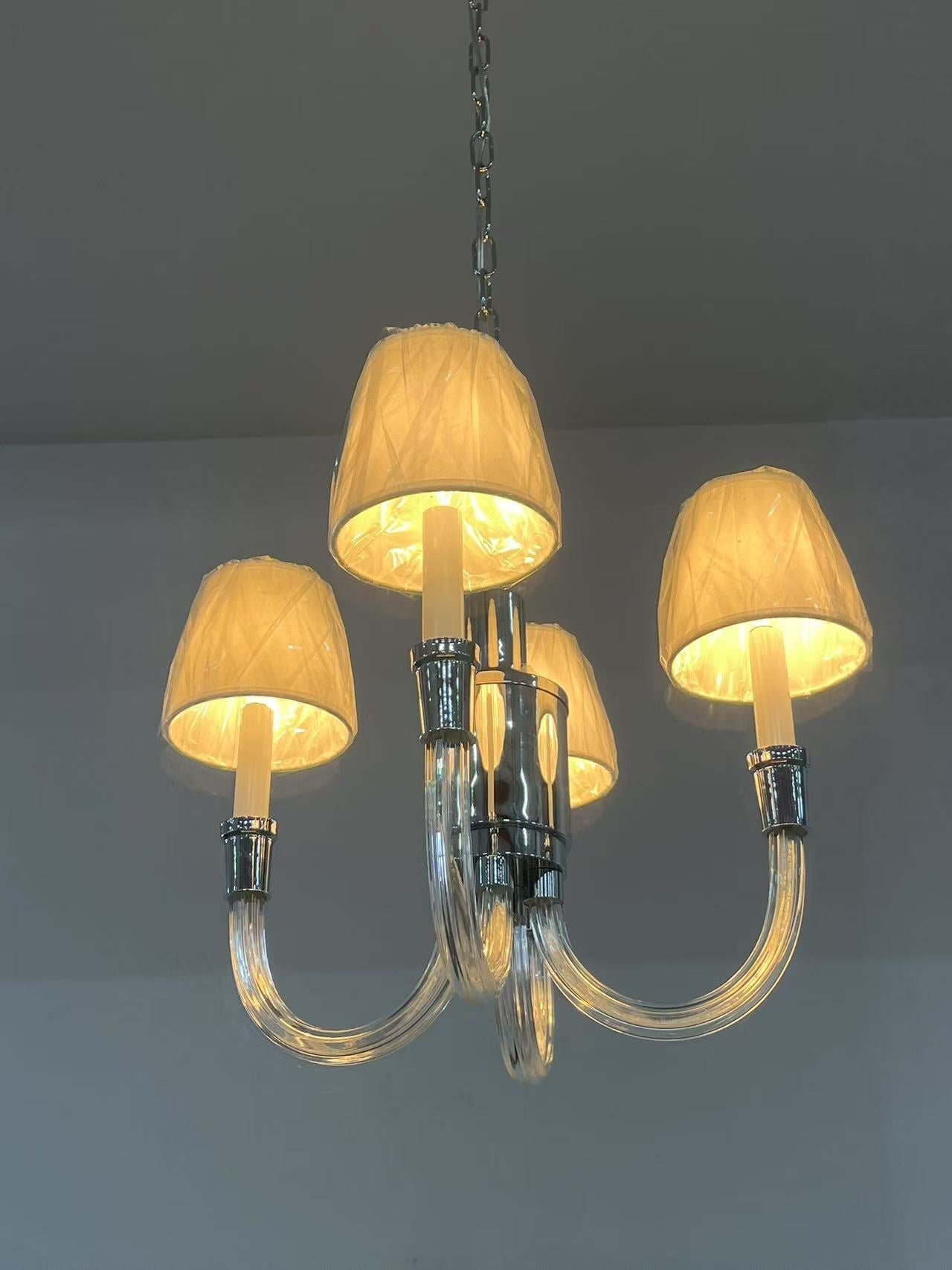 Syvinor Postmodern Luxury Crystal Fabric Chandelier - Letslighting