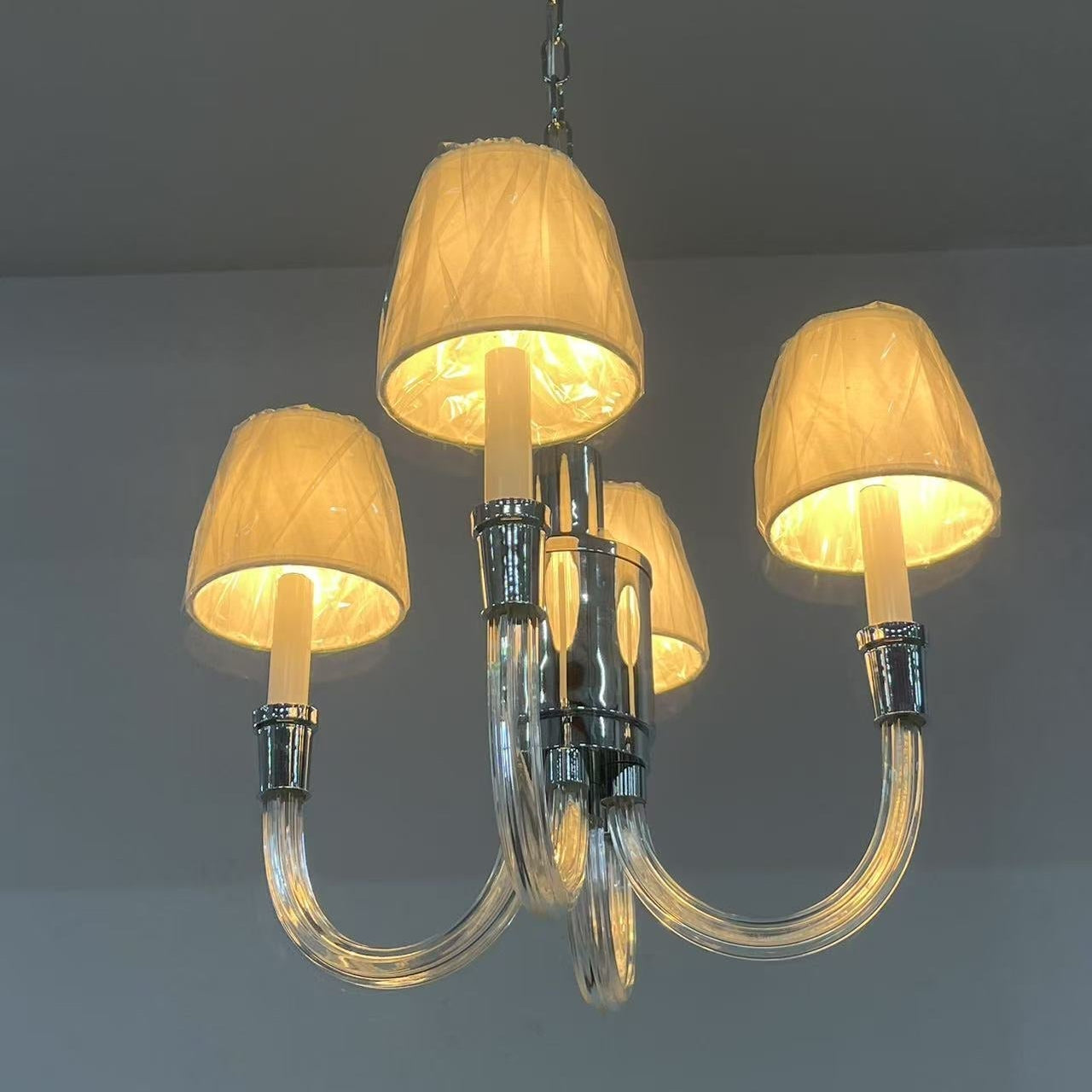 Syvinor Postmodern Luxury Crystal Fabric Chandelier - Letslighting