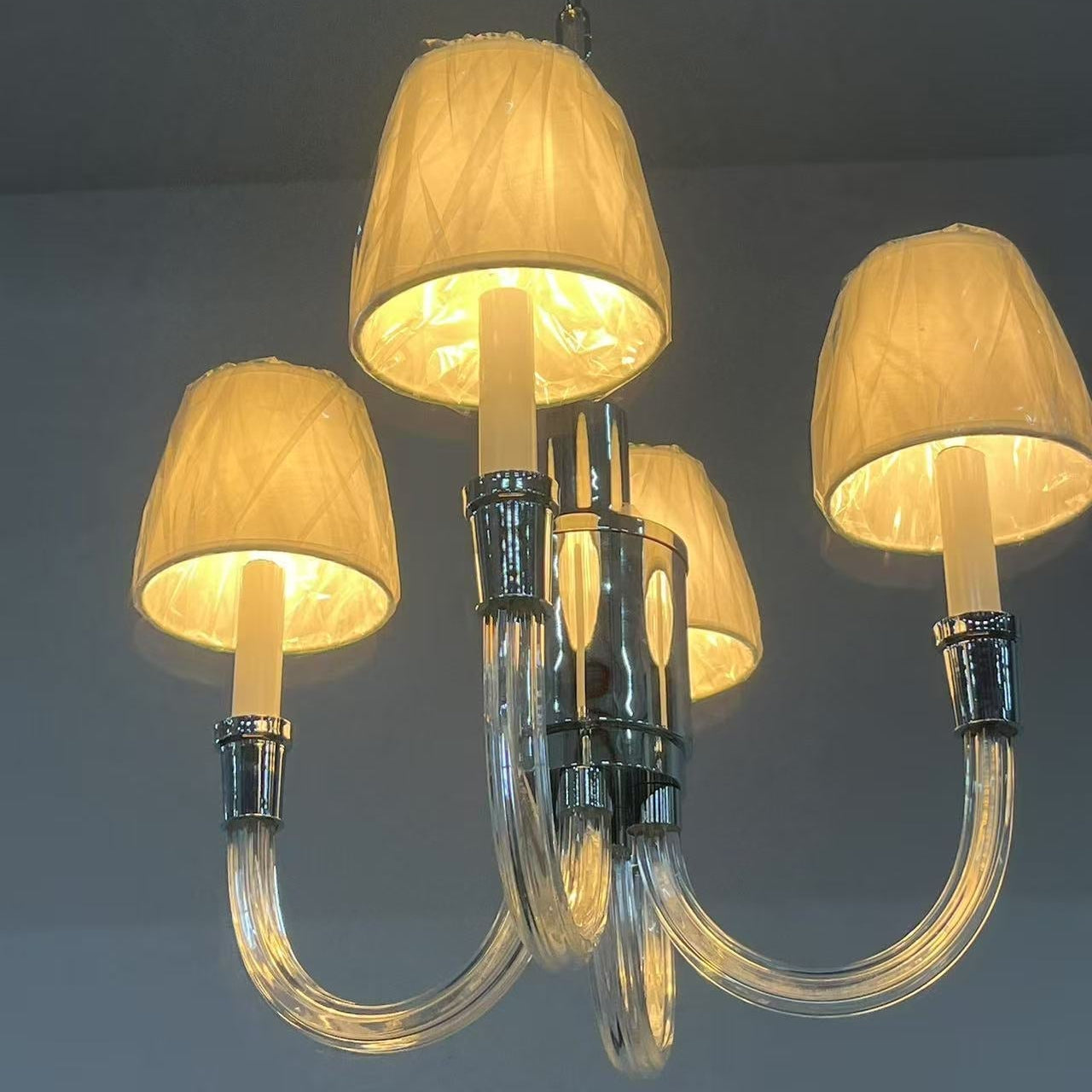 Syvinor Postmodern Luxury Crystal Fabric Chandelier - Letslighting