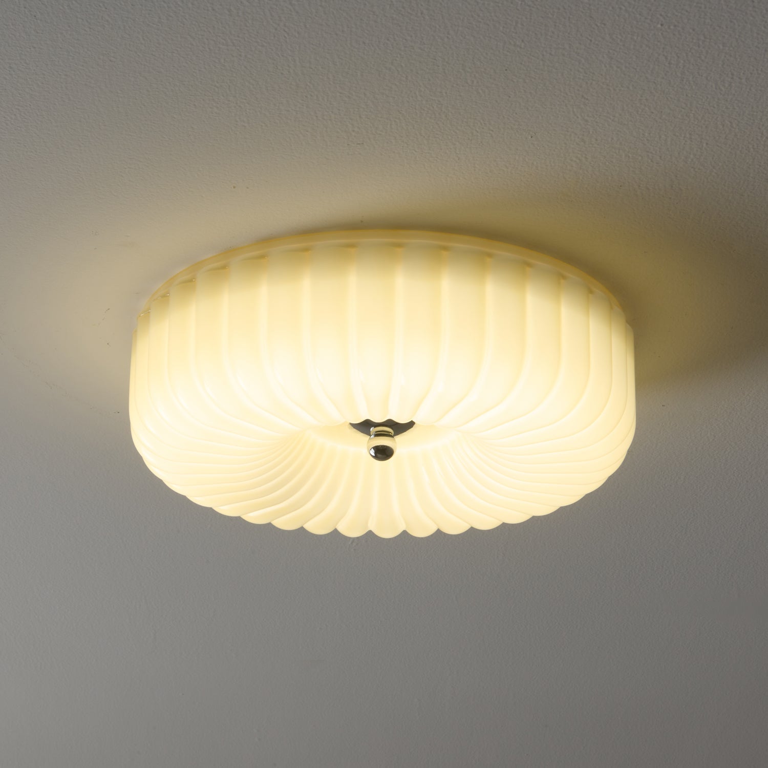 Lyvelus Nordic Art Ripple Glass Ceiling Light - Letslighting