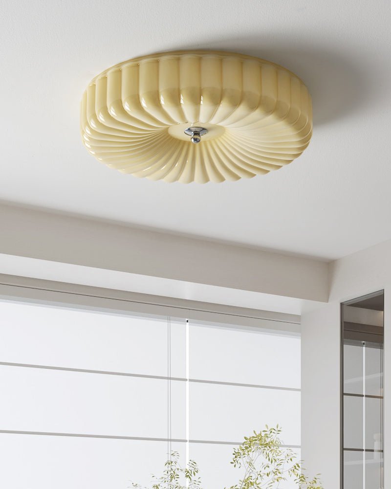 Lyvelus Nordic Art Ripple Glass Ceiling Light - Letslighting