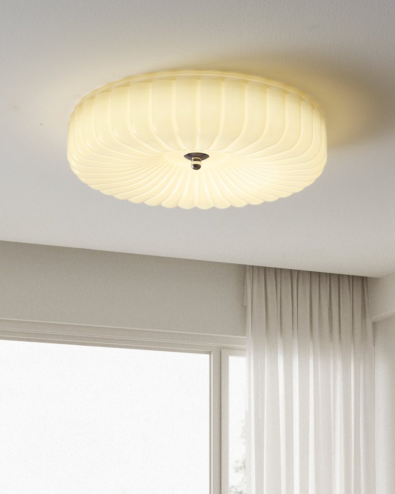 Lyvelus Nordic Art Ripple Glass Ceiling Light - Letslighting