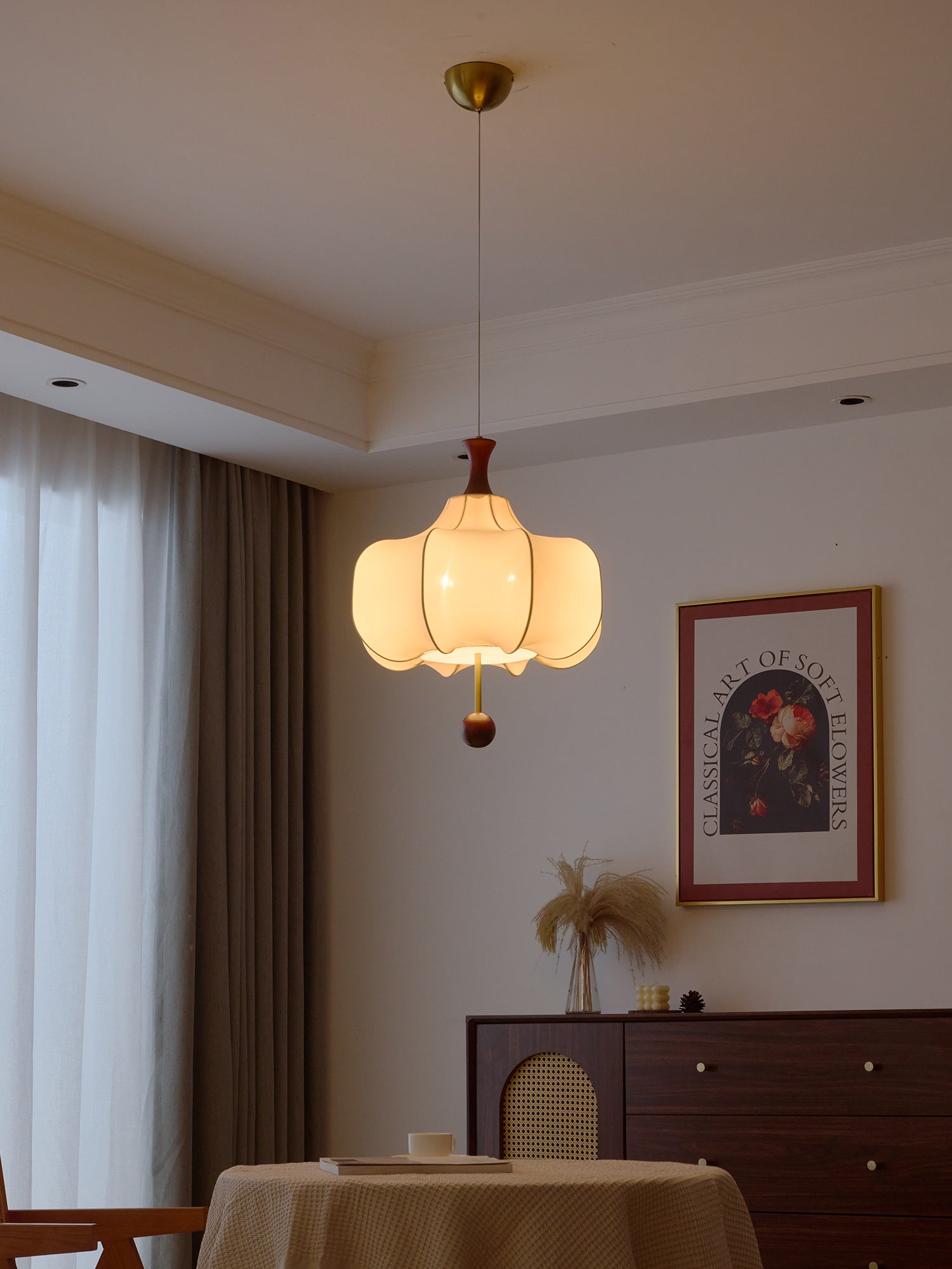 Venoryra Premium Elegance Cloud Wood Pendant Lamp - Letslighting