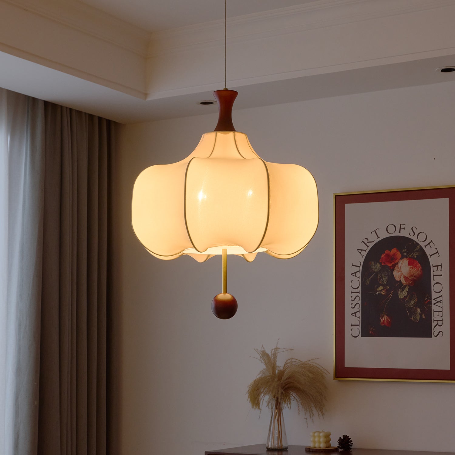 Venoryra Premium Elegance Cloud Wood Pendant Lamp - Letslighting