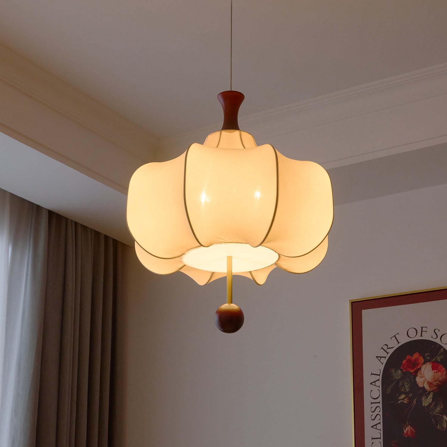 Venoryra Premium Elegance Cloud Wood Pendant Lamp - Letslighting