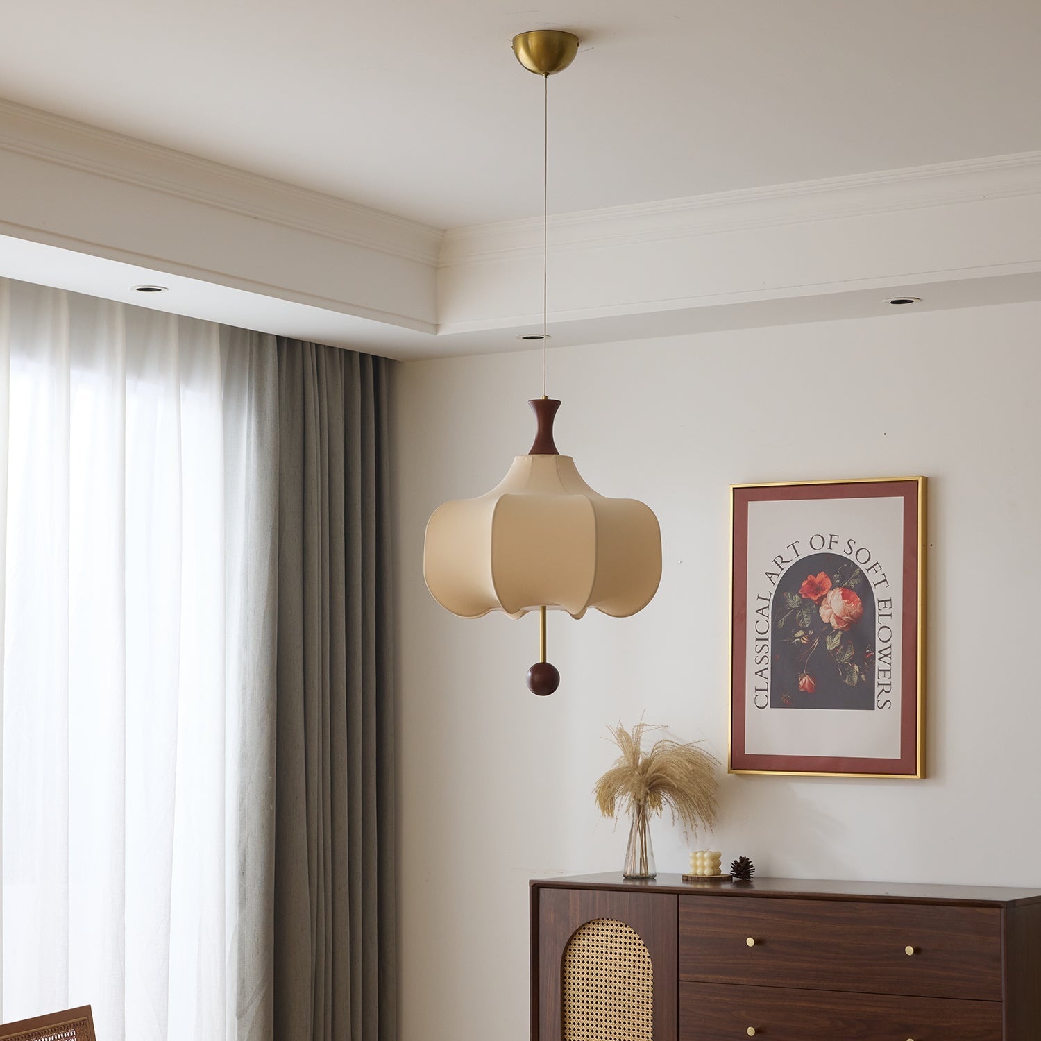 Venoryra Premium Elegance Cloud Wood Pendant Lamp - Letslighting