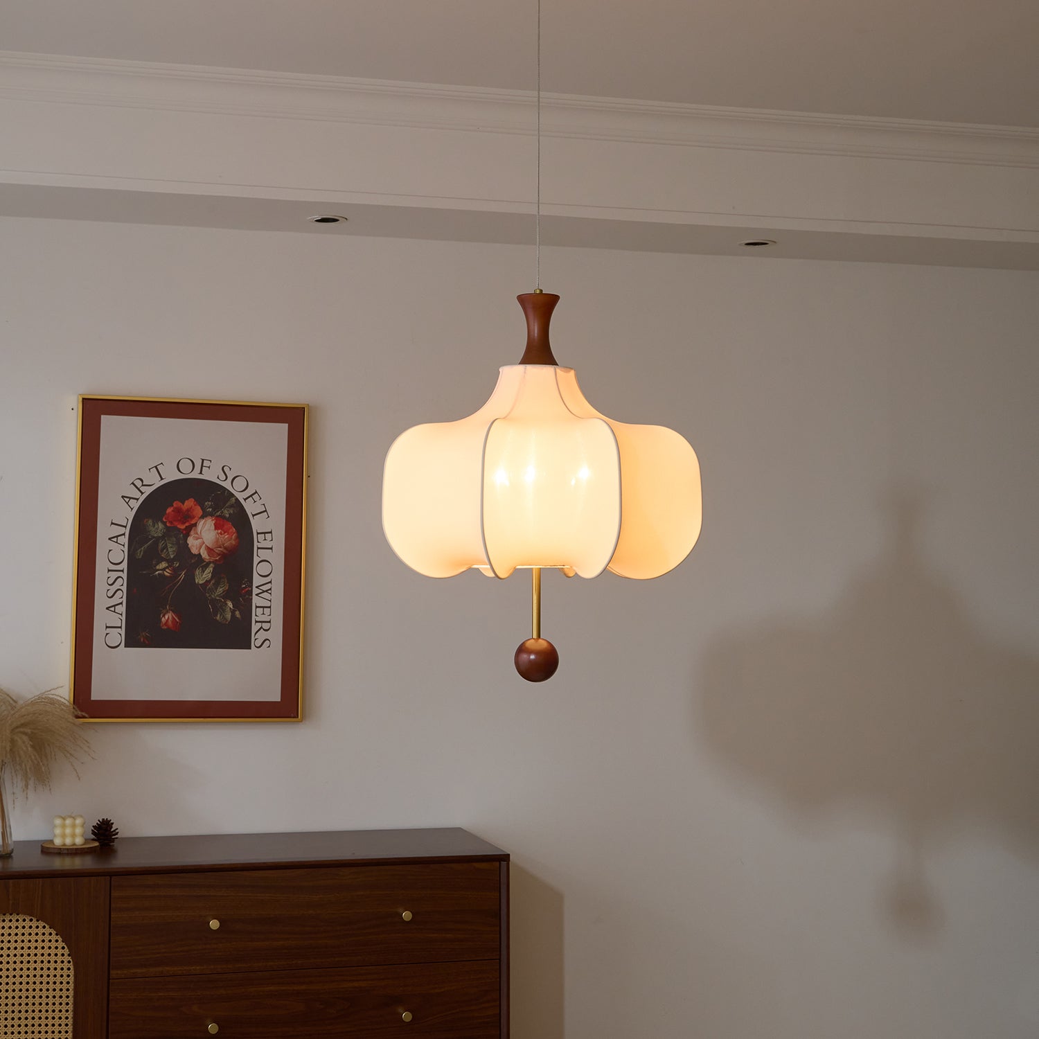 Venoryra Premium Elegance Cloud Wood Pendant Lamp - Letslighting