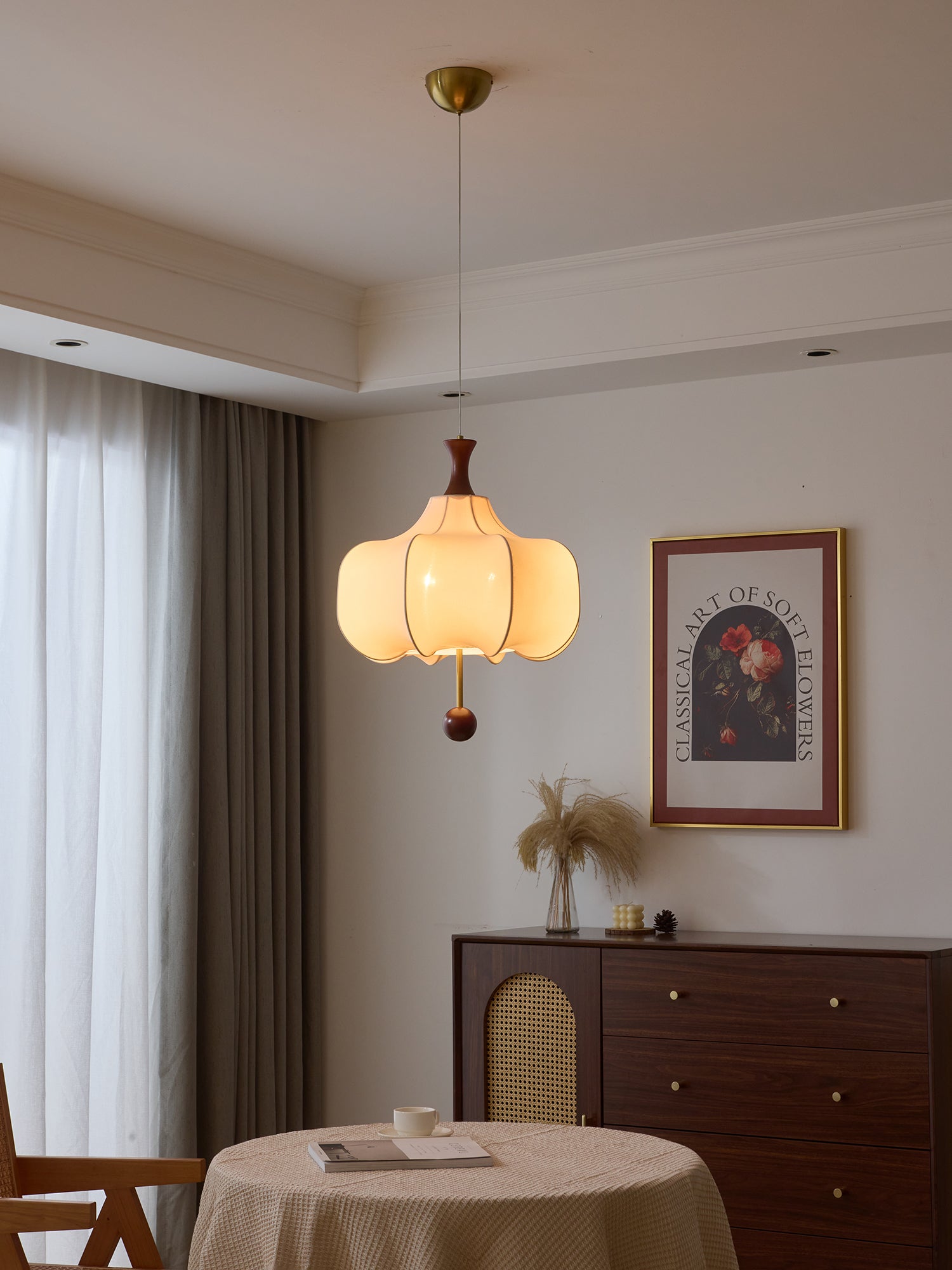 Venoryra Premium Elegance Cloud Wood Pendant Lamp - Letslighting