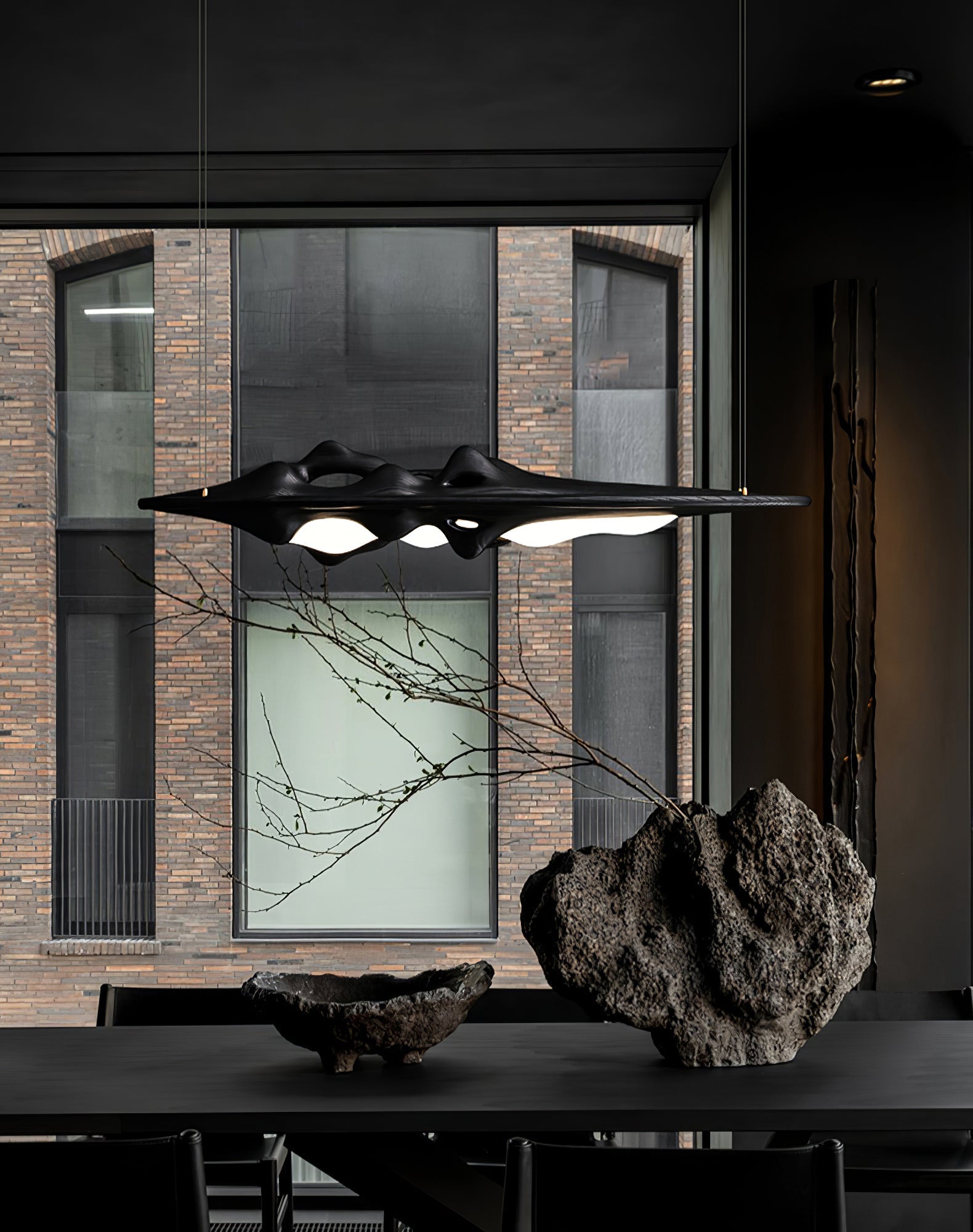 Ulsorira Topographic Wood Pendant Light - Letslighting
