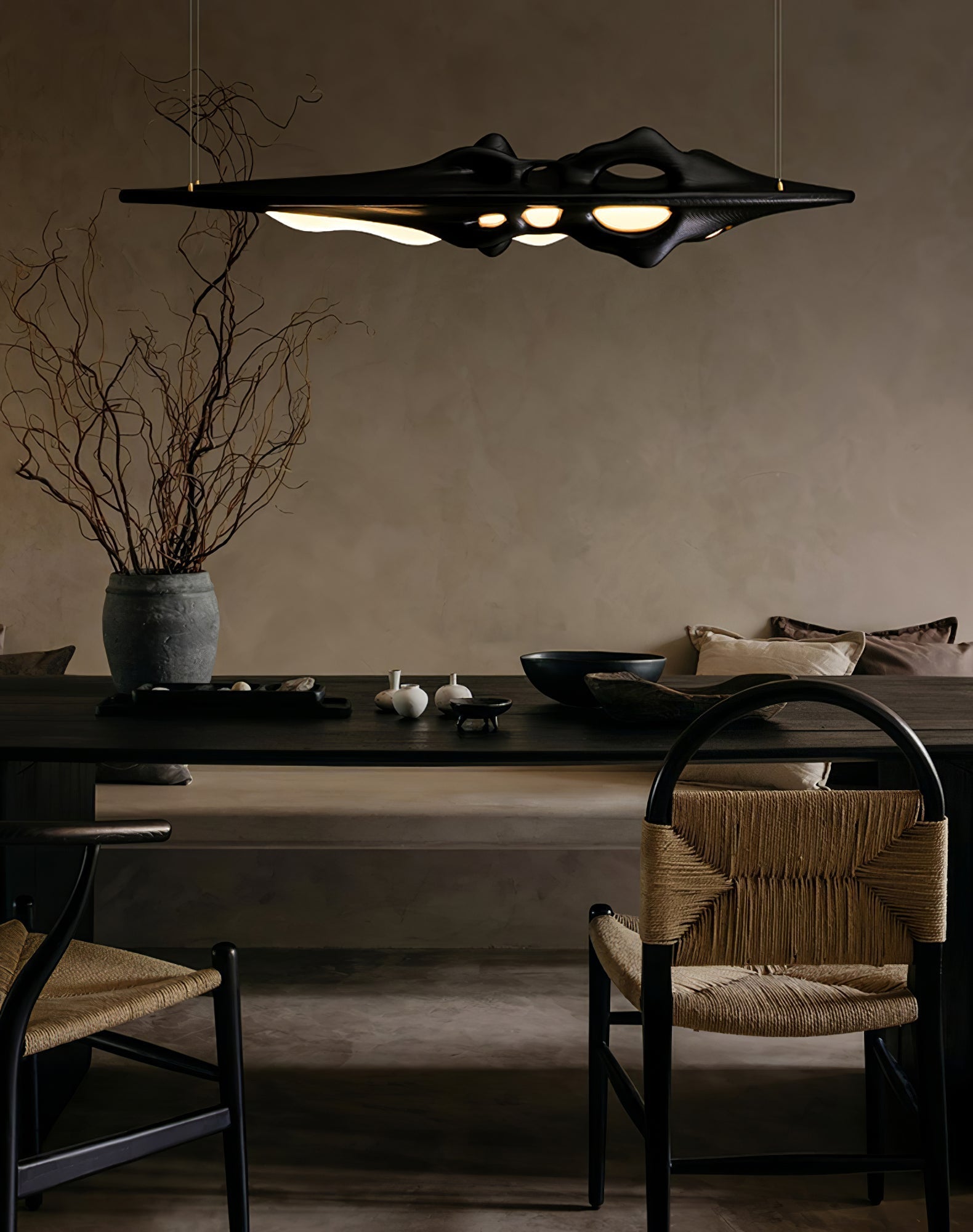 Ulsorira Topographic Wood Pendant Light - Letslighting