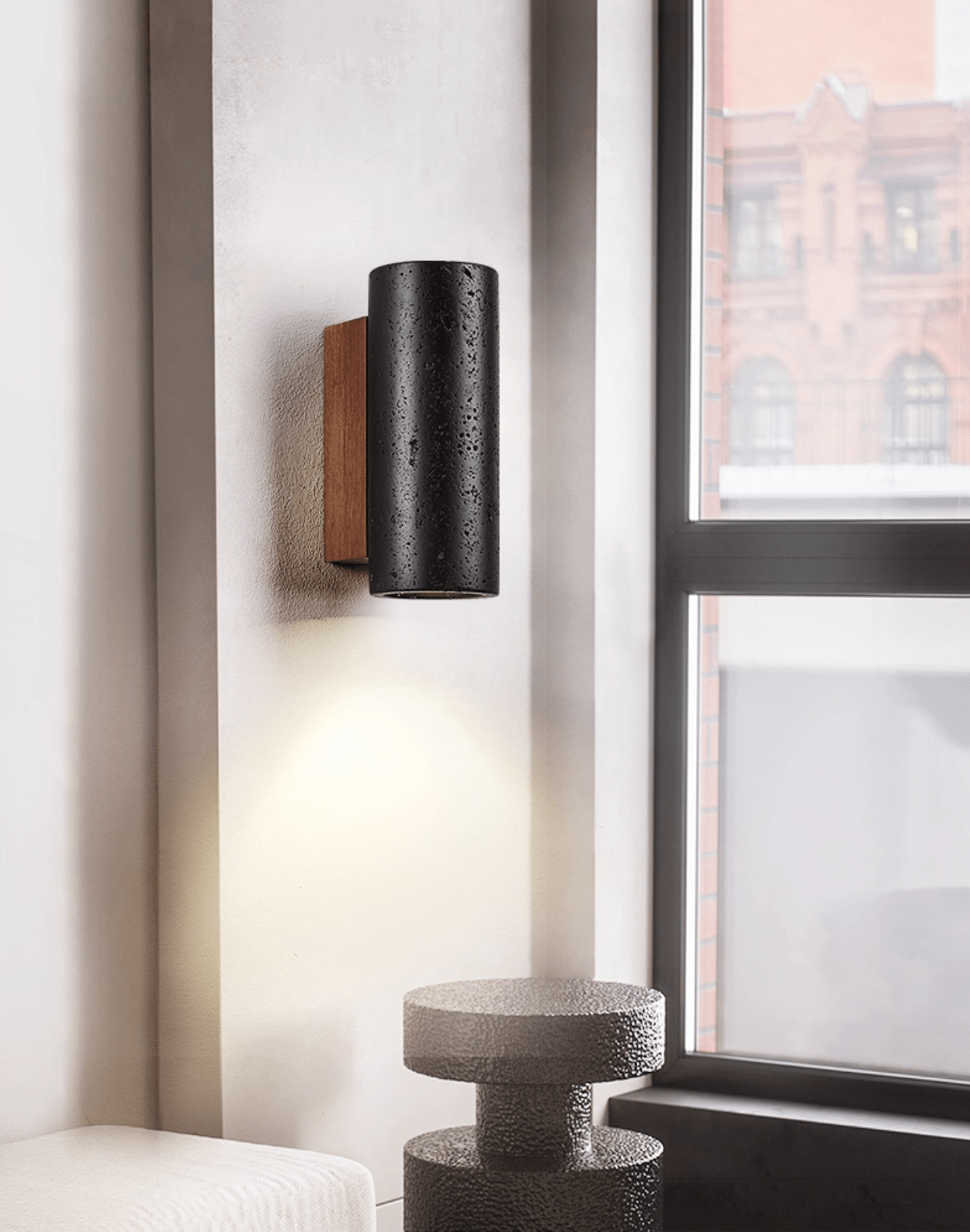 Volcanic Noir Wall Sconce - Letslighting