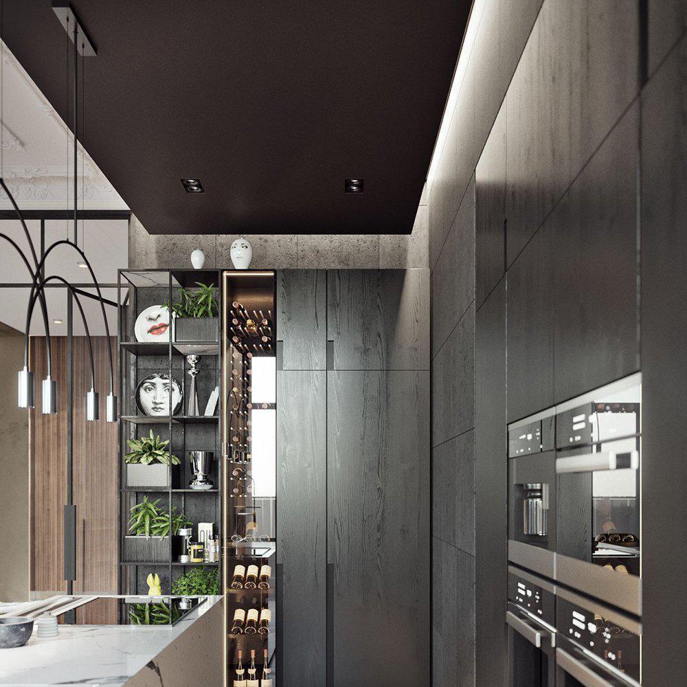 Solara Pendant Lamp Overlapping Cylinder Minimalist Dining Room - Letslighting