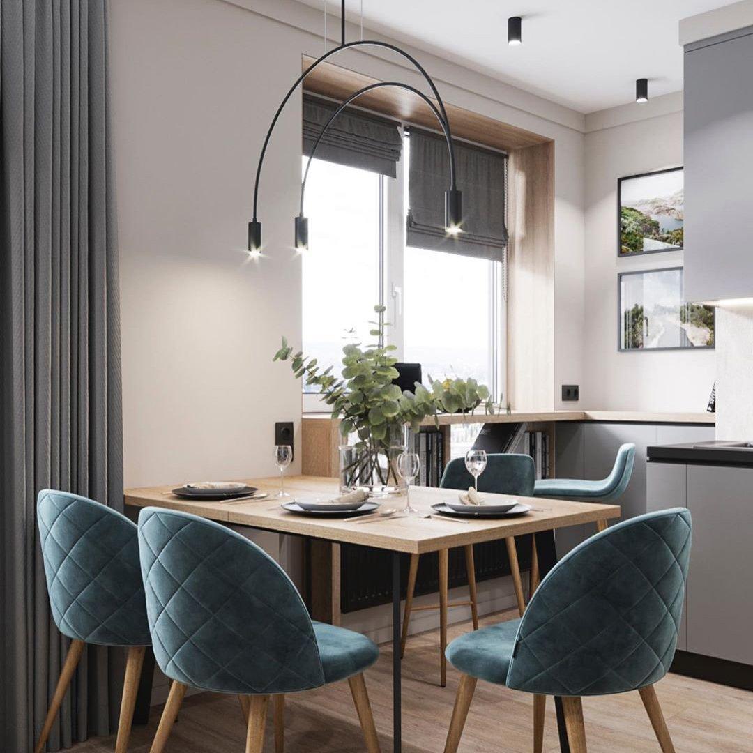 Solara Pendant Lamp Overlapping Cylinder Minimalist Dining Room - Letslighting