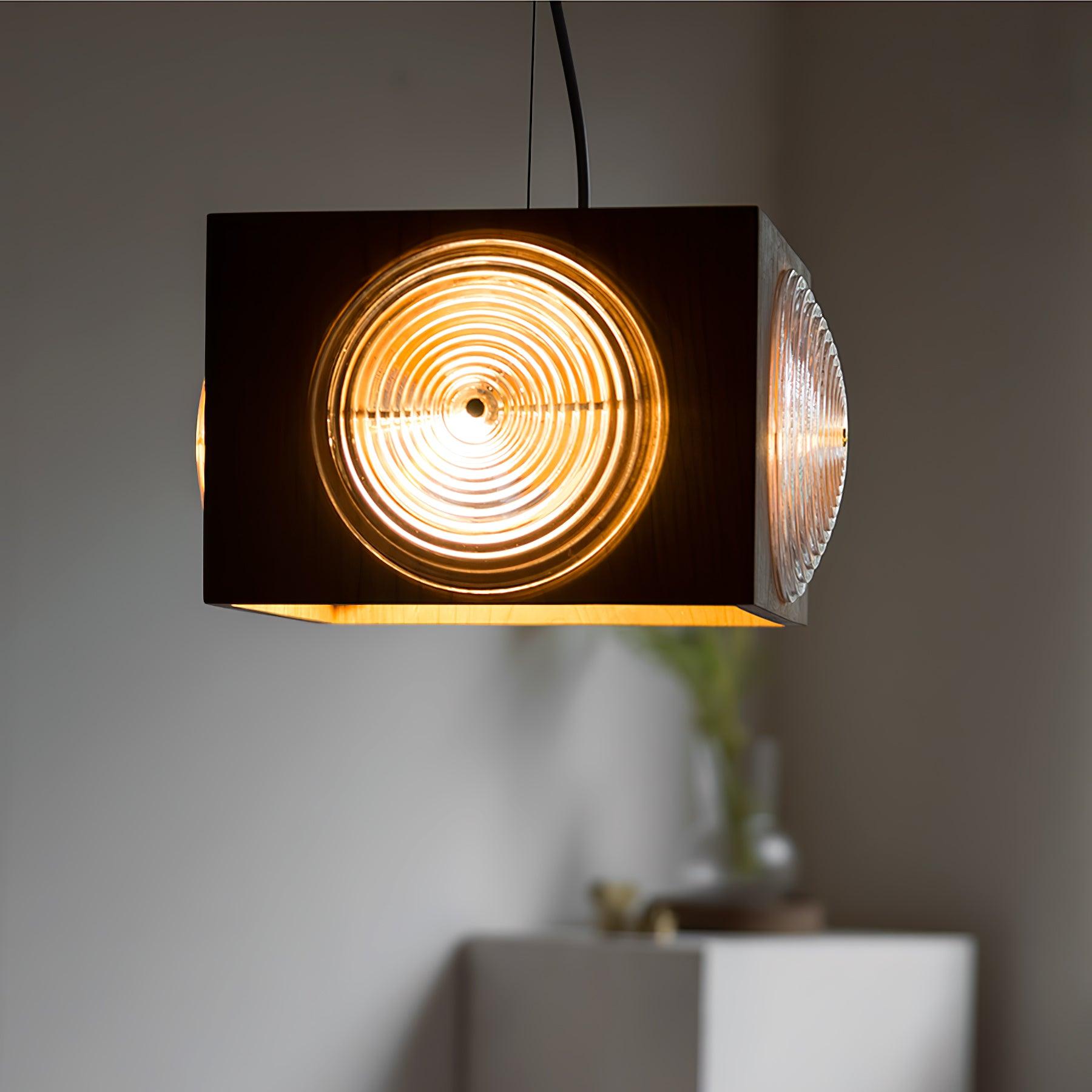 Allaeira Premium Nordic Art Wood Pendant Lamp - Letslighting