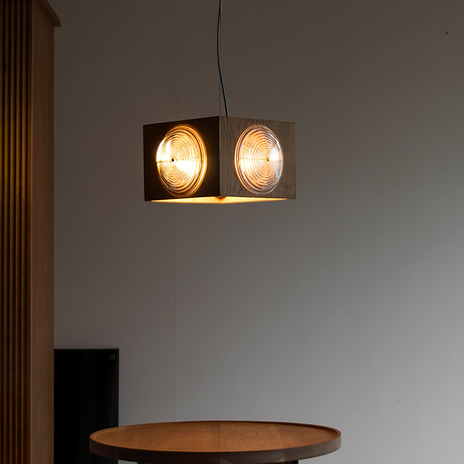 Allaeira Premium Nordic Art Wood Pendant Lamp - Letslighting