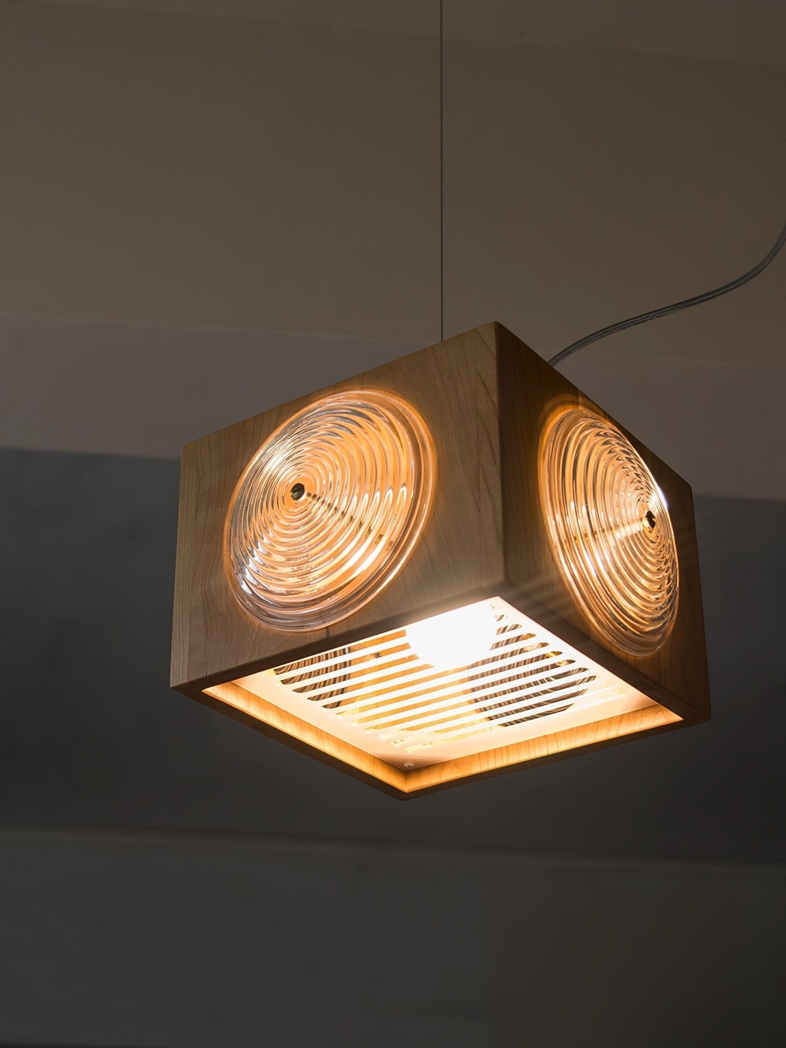 Allaeira Premium Nordic Art Wood Pendant Lamp - Letslighting