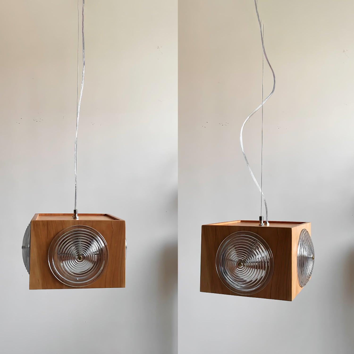 Allaeira Premium Nordic Art Wood Pendant Lamp - Letslighting