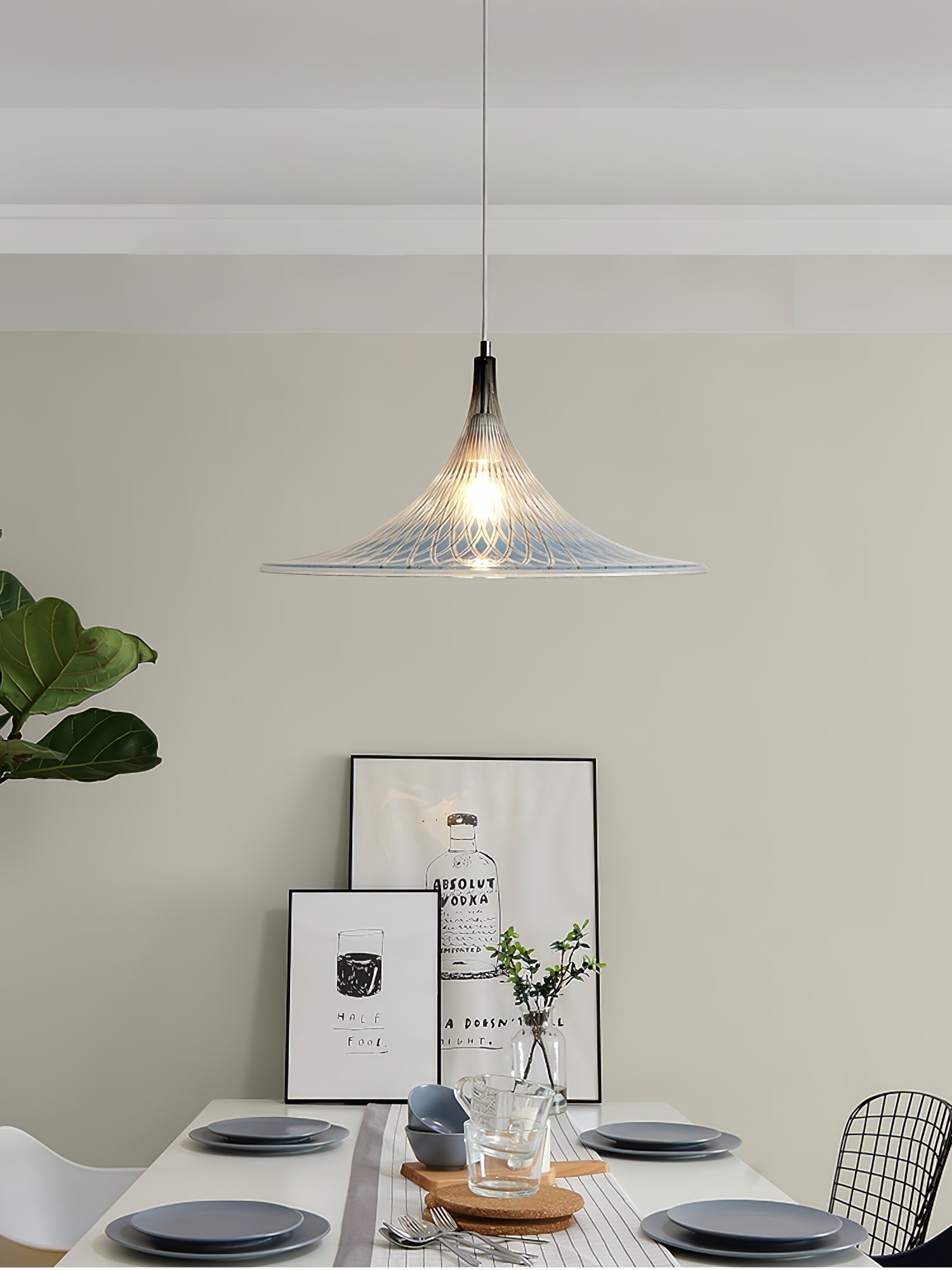 Calire Premium Nordic Art Pendant Light - Letslighting