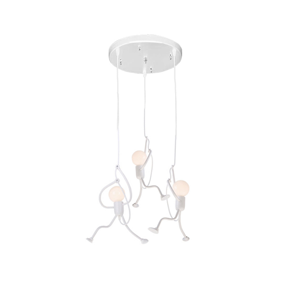 Mira Retro Modern Iron Man Pendant Light Living Room