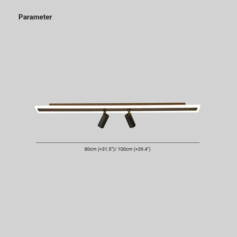 Aim Minimalist Double-linear Ceiling Light Spotlight - Letslighting
